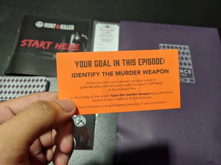 We Tried To Hunt A Killer With A Subscription Murder Mystery Box, And