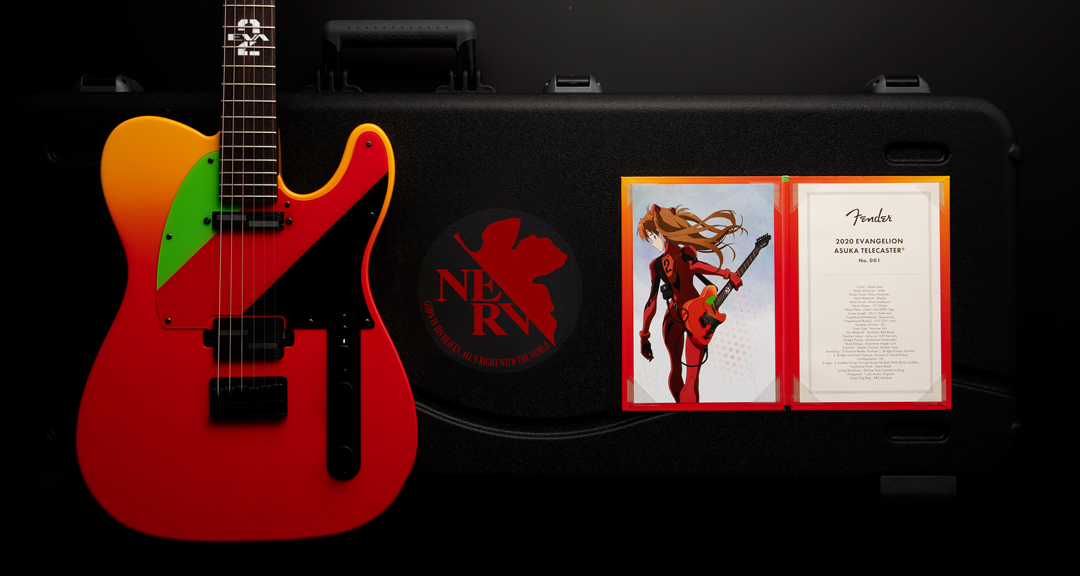 2020 fender evangelion asuka telecaster