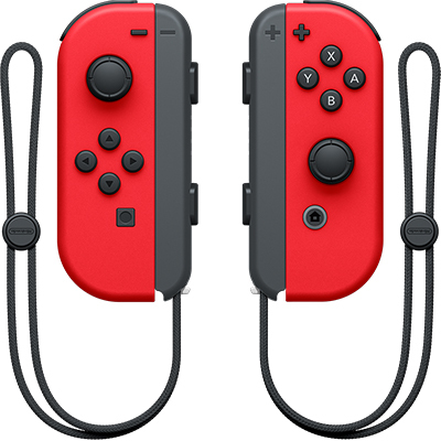 joy con mario red