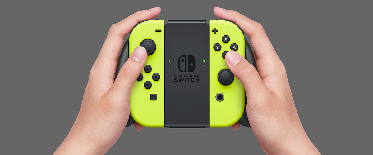 neon yellow switch joycons