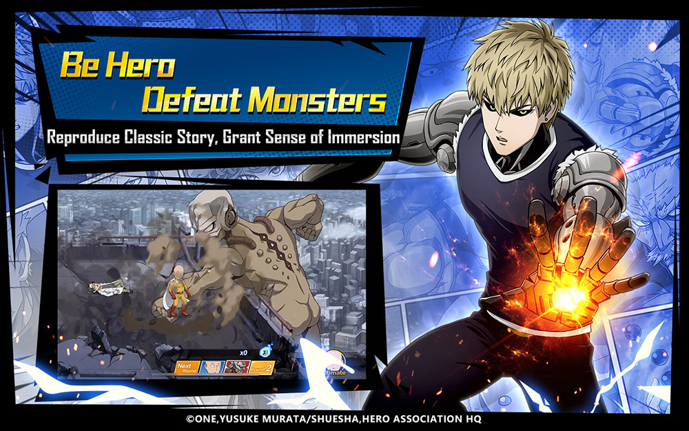 You can now download the 'One Punch Man' mobile game