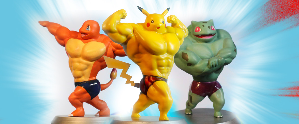 bodybuilding action figures