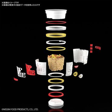 bandai spirits nissin best hit chronicle series cup noodle model kit