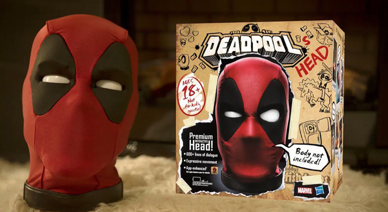 hasbro deadpool head