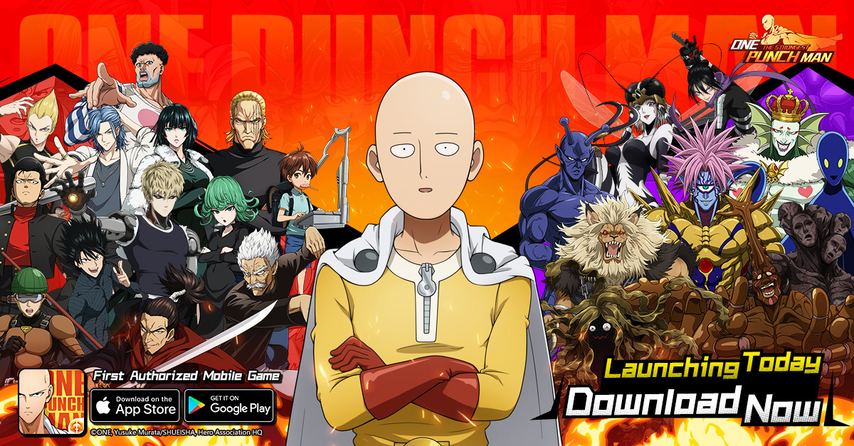 Qoo News] First-Ever One Punch Man Mobile Game Beta Starts Today!