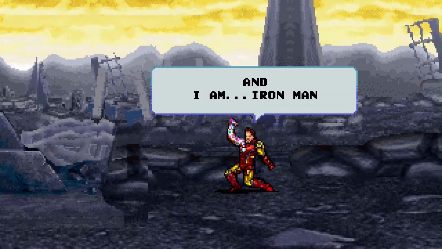 Check out this 16-bit version of Avengers: Endgame's final battle scene