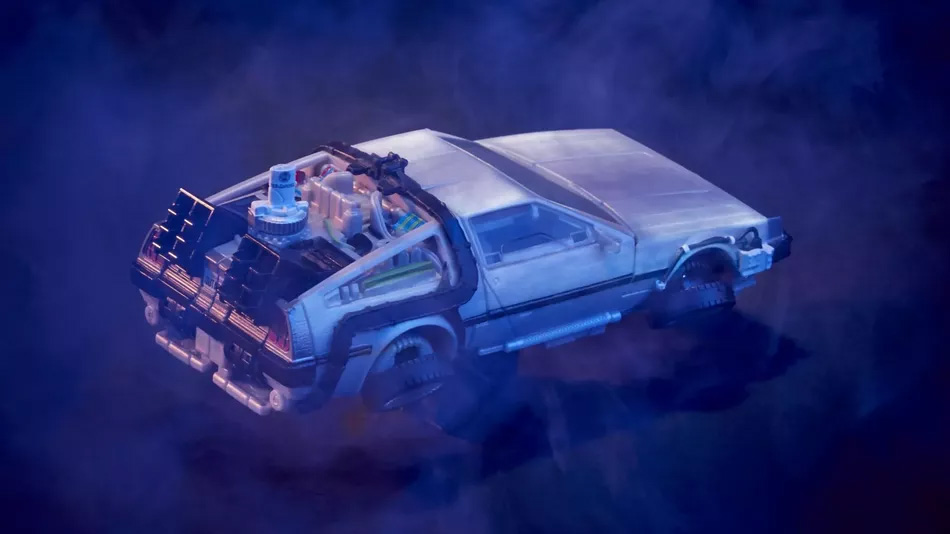 blue car transformer toy