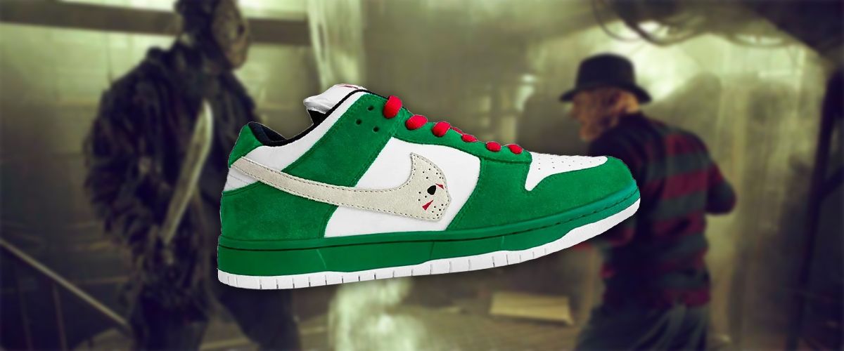 Jason Voorhees Nike Dunk Low Sneakers 