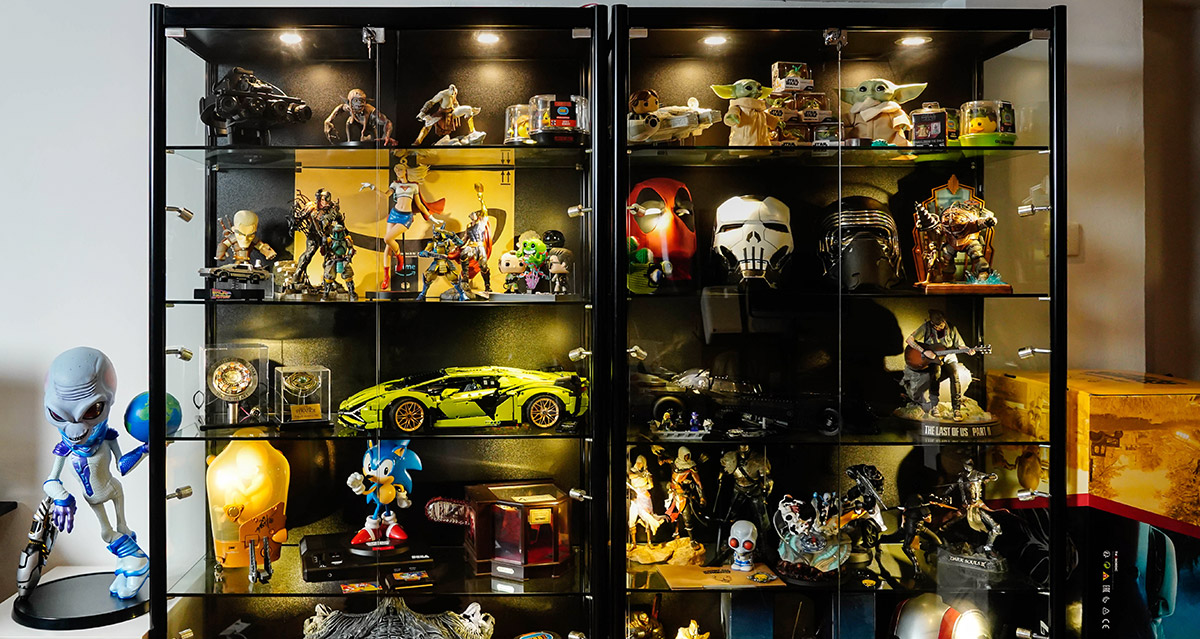 Display sale toy cabinet