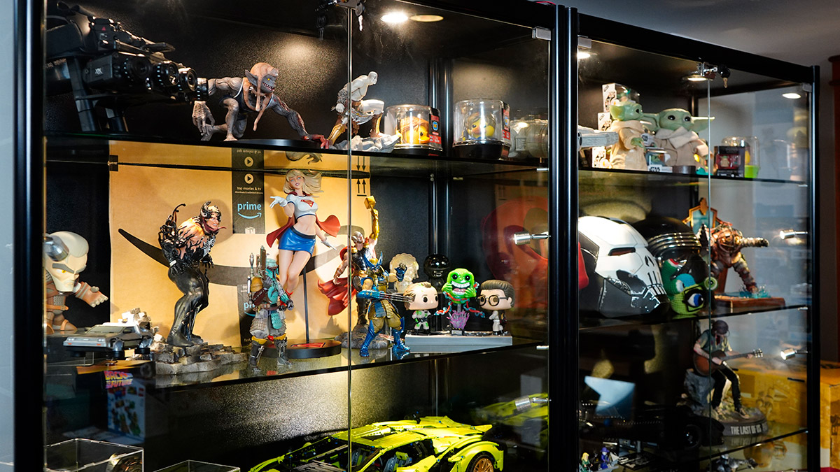 toy collection cabinet