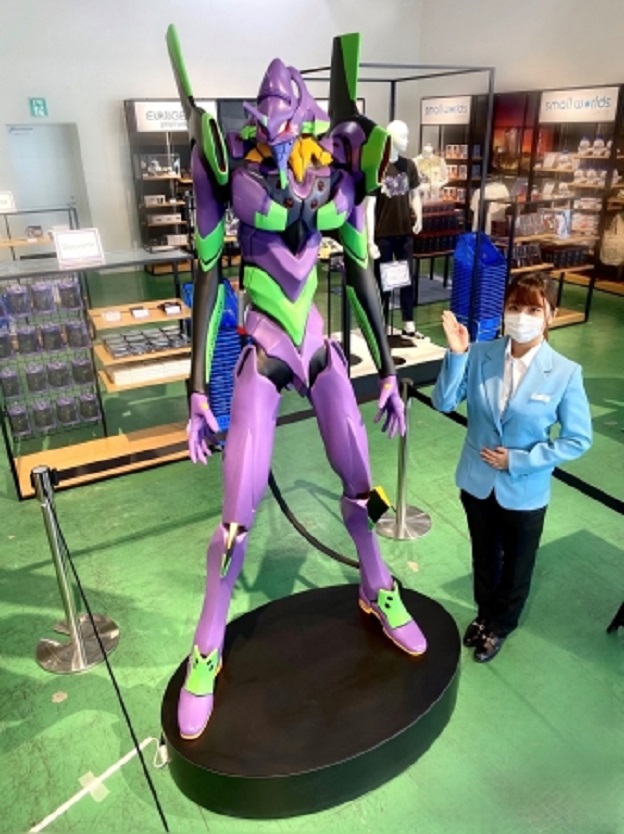 japan evangelion statue