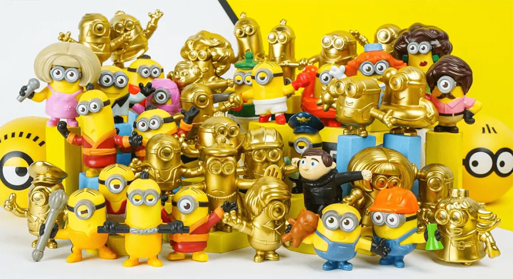 McDONALD'S 2020 MINIONS 2 Random Toy Great Chance For Gold! 