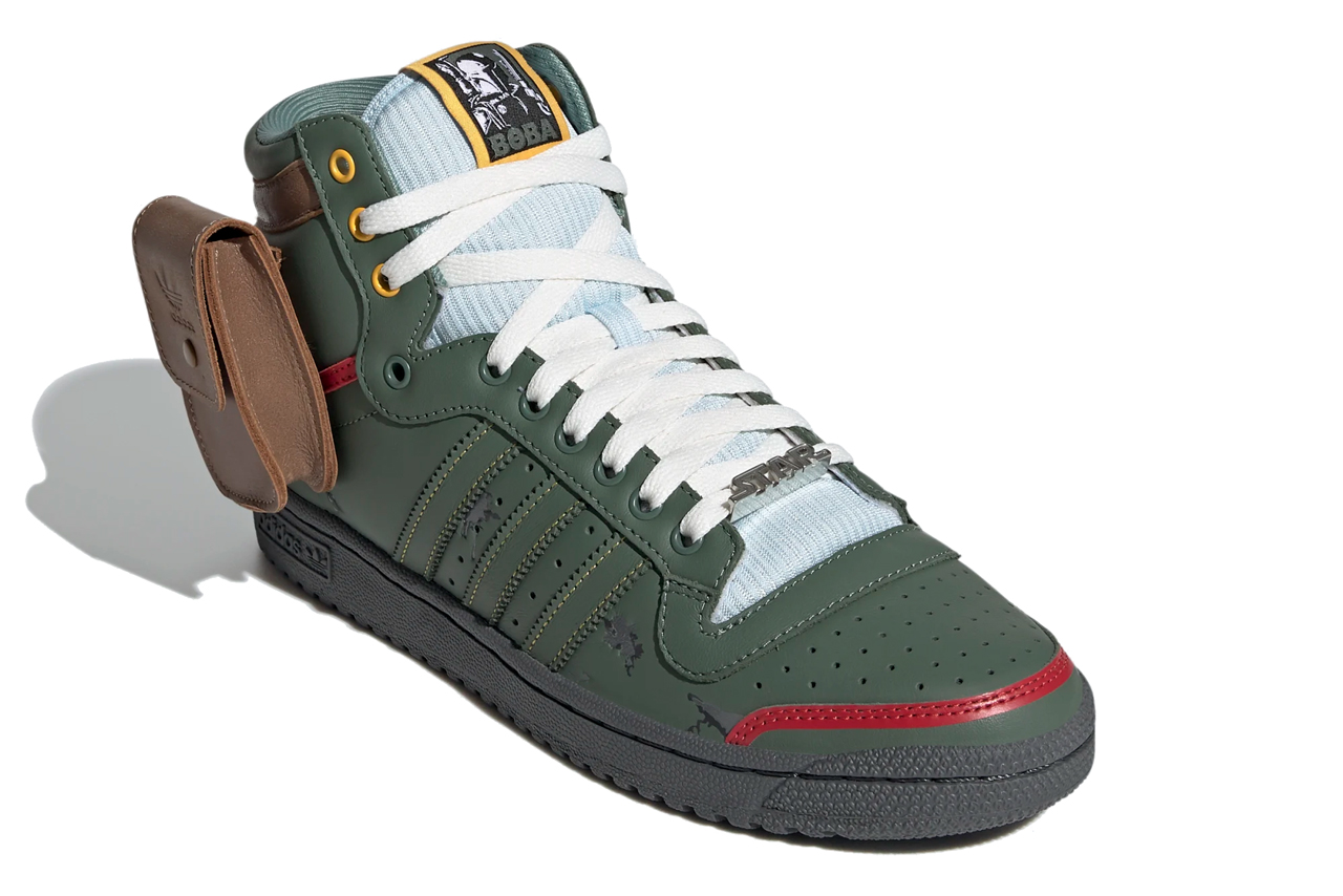 olive green high top adidas