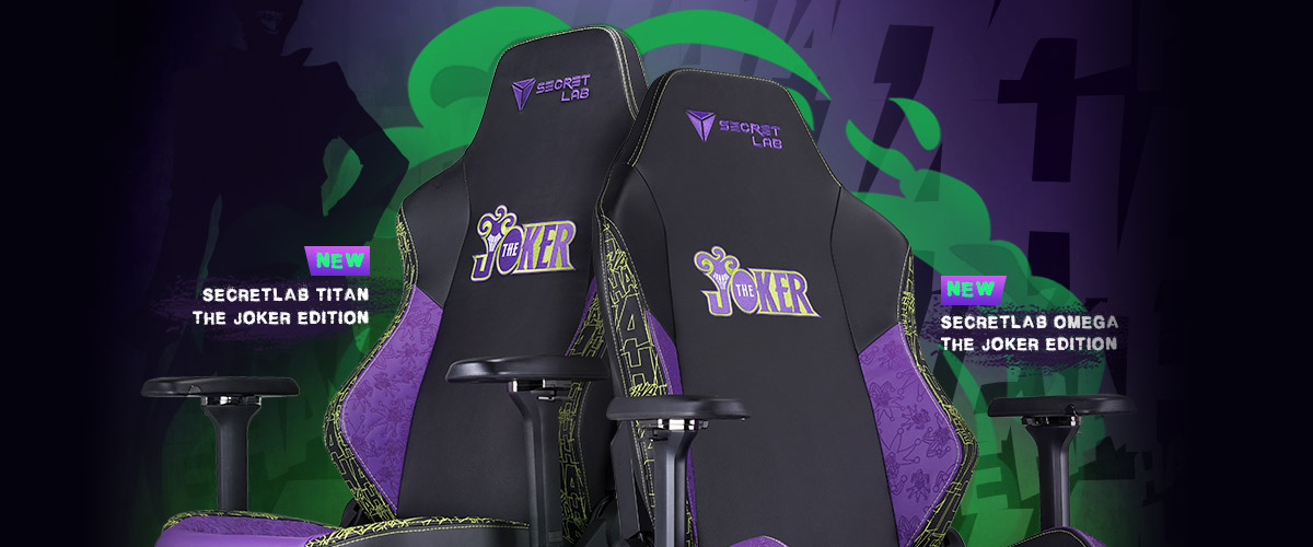 Secretlab Pays Homage To The Joker In New 80th Anniversary Gaming