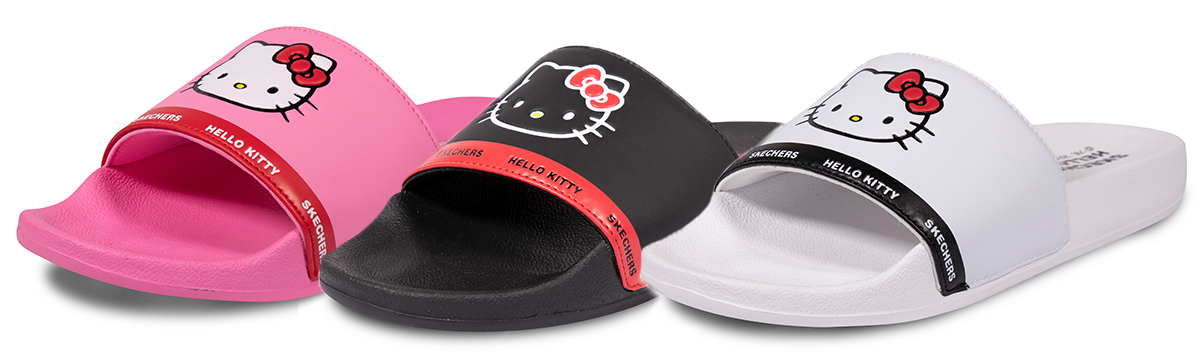 Skechers hello 2025 kitty slides