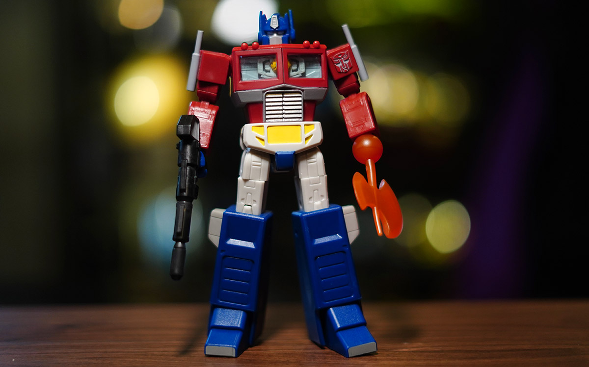 optimus prime with matrix toy