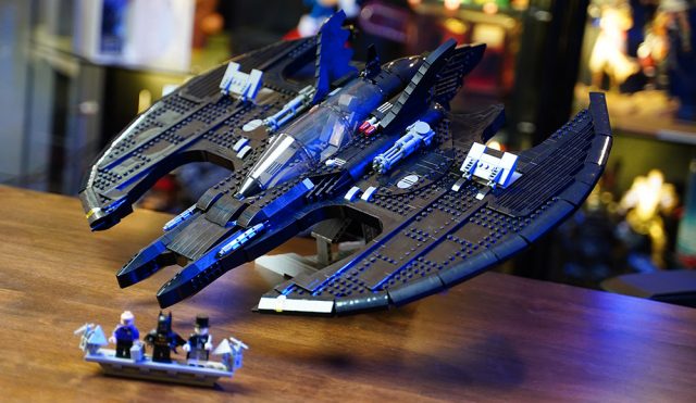 lego batwing hang on wall