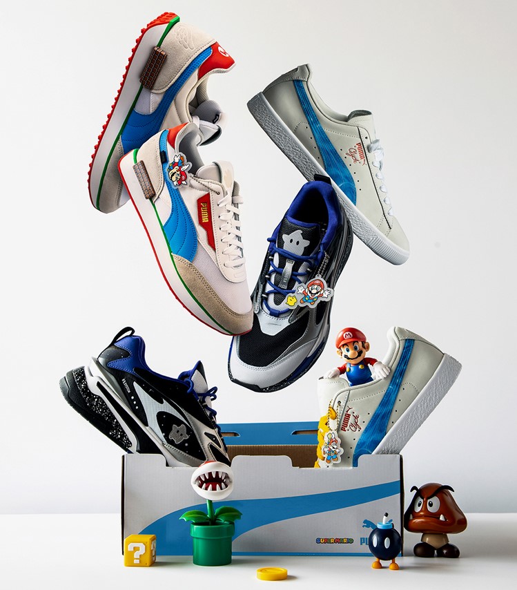 Puma Nintendo x J.Cole x RS-Dreamer 'Super Mario Sunshine' White/Blue/Atoll  Basketball Shoes/Sneakers 195076-01 (Size: … | Super mario sunshine, Super  mario, J cole