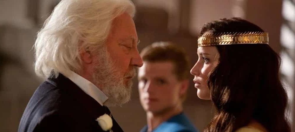 catching fire president snow and katniss