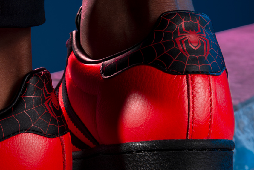The New Spider-Man: Miles Morales x Adidas Originals Superstar Sneaker ...