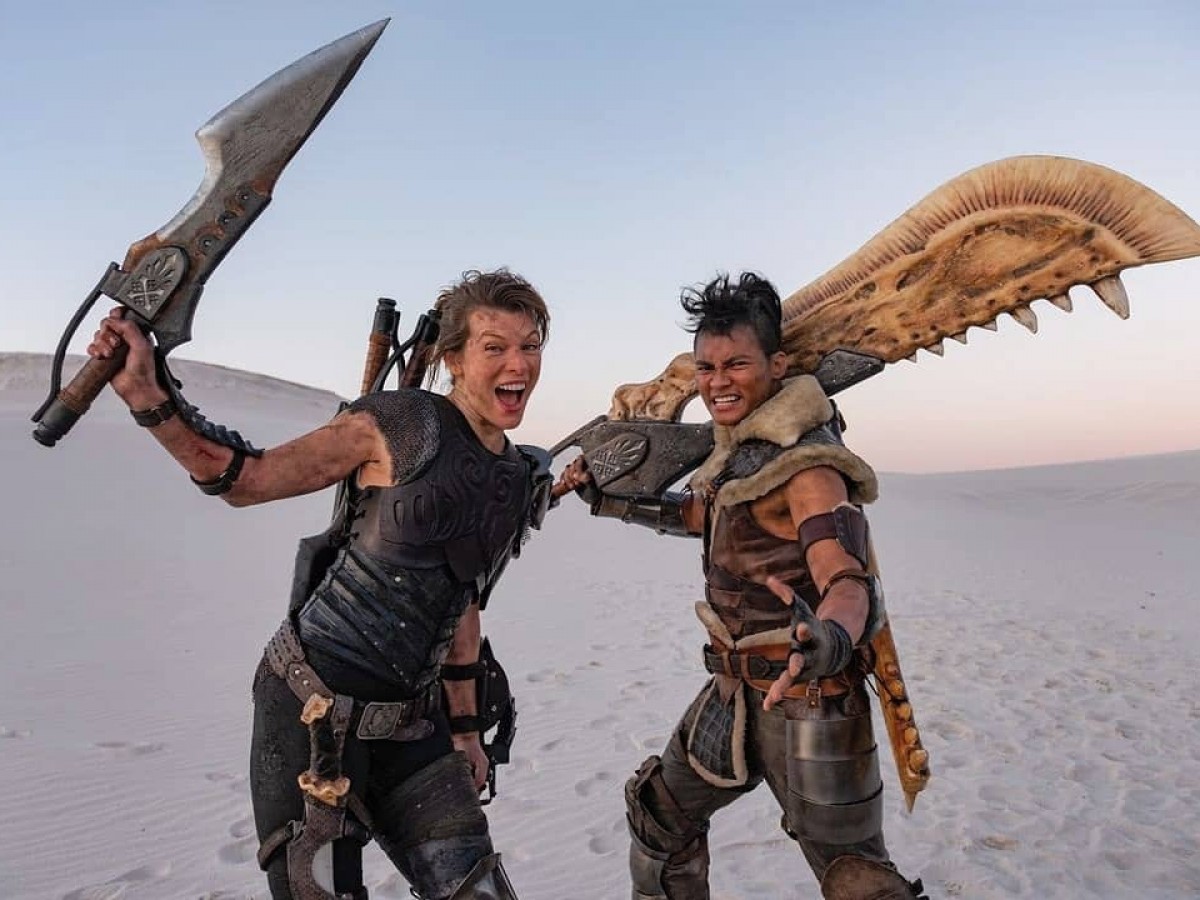 Monster Hunter's Milla Jovovich and Paul W.S. Anderson hunt for a