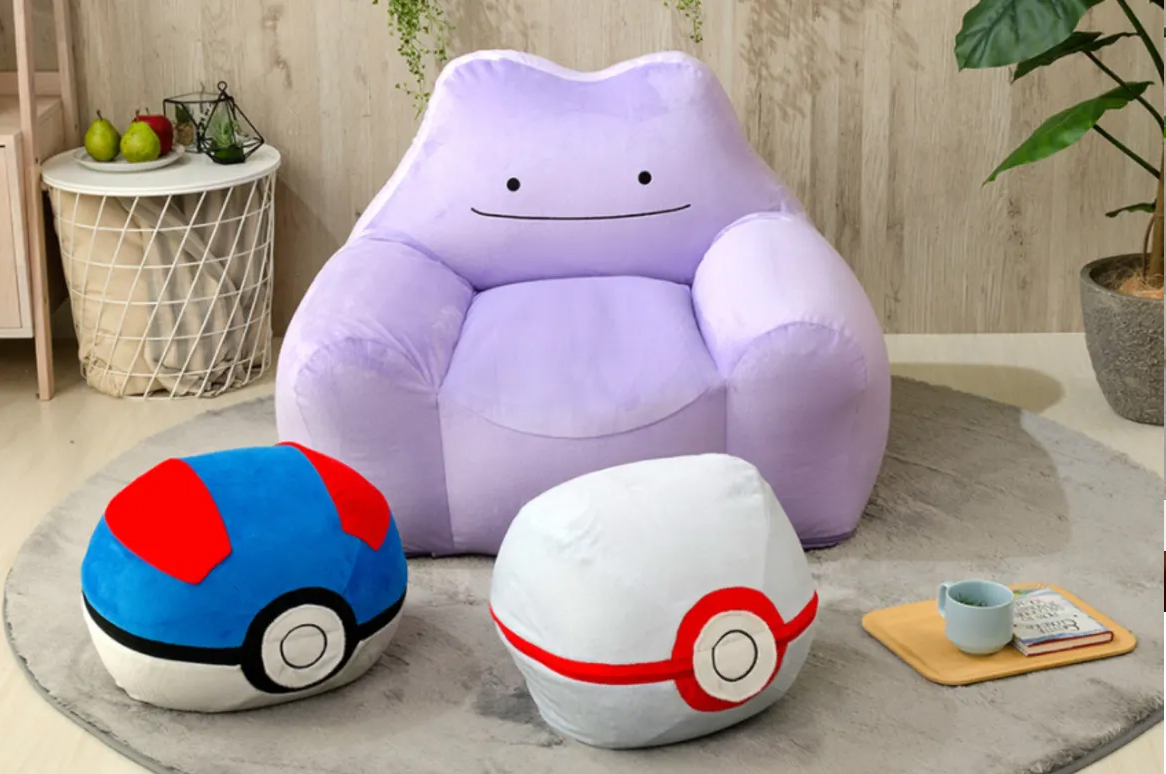 Ditto Transforms Into An Adorable Pokémon Sofa Which You Can Buy ...