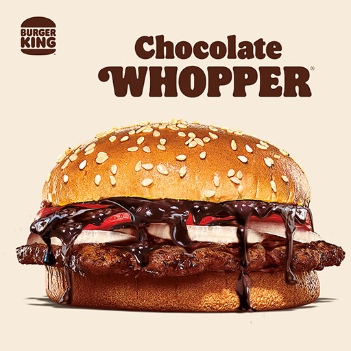 Not A Joke Burger King Serves Up A Chocolate Whopper Until 15 April Geek Culture 