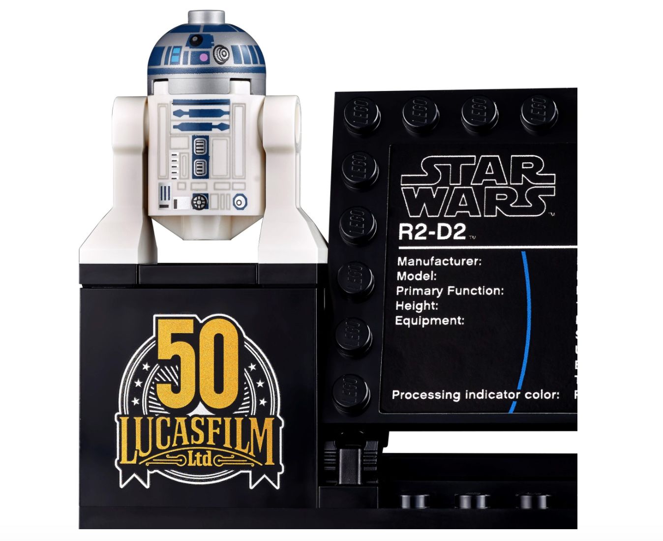 Star Wars Lucasfilm 50th Anniversary LEGO R2-D2 75308 New in Hand