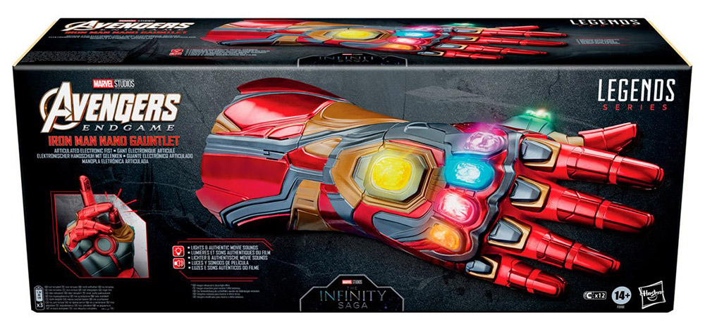 Hasbro S Marvel Legends Series Iron Man Nano Gauntlet Can Snap Features Removable Infinity Stones Geek Culture