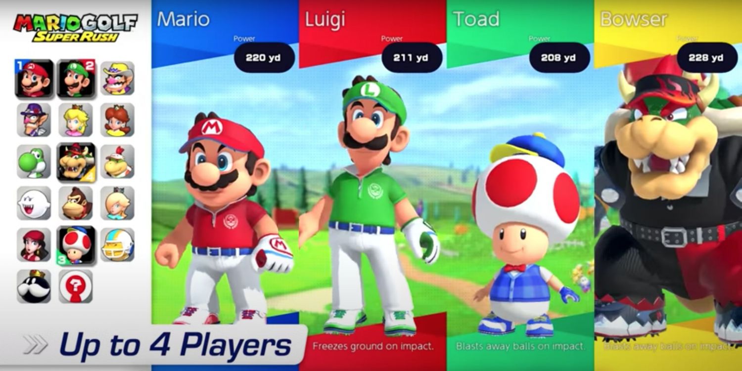 Nintendo Reveals The Different Ways To Tee Off With Your Friends In Mario  Golf: Super Rush | Geek Culture