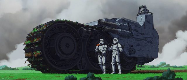 Artist Turns Star Wars Into A Studio Ghibli Dream | Geek Culture