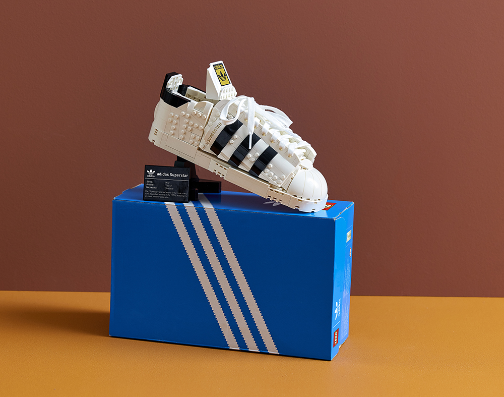 Inside the LEGO adidas Originals Superstar 