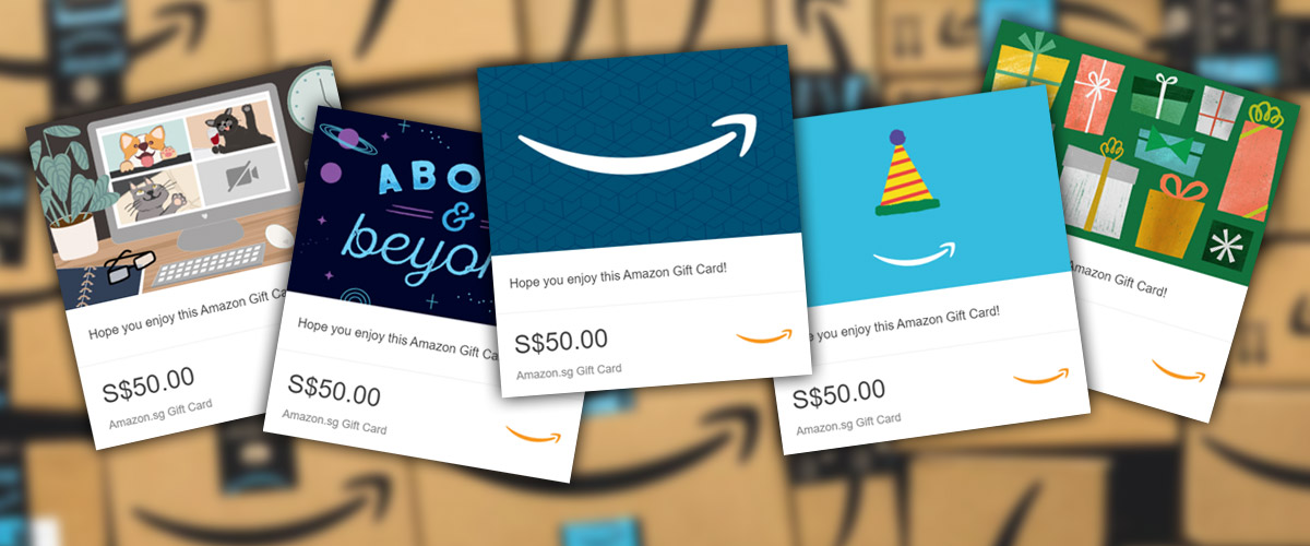 Geek Giveaway: Win 1 Of 5 Amazon Singapore S$50 Gift Cards ...