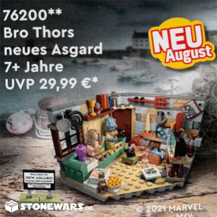 LEGO Marvel 76200 Bro Thor's New Asgard unveiled [News] - The Brothers  Brick