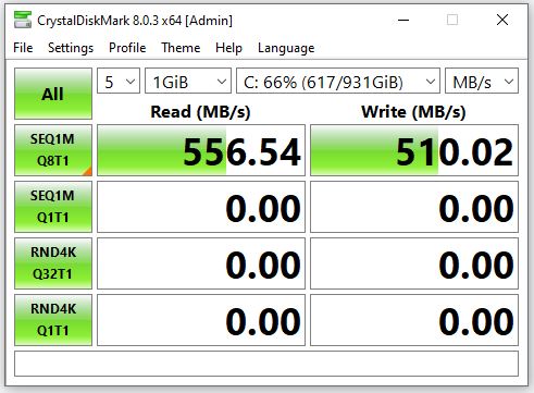 samsung ssd 870 crystaldiskmark