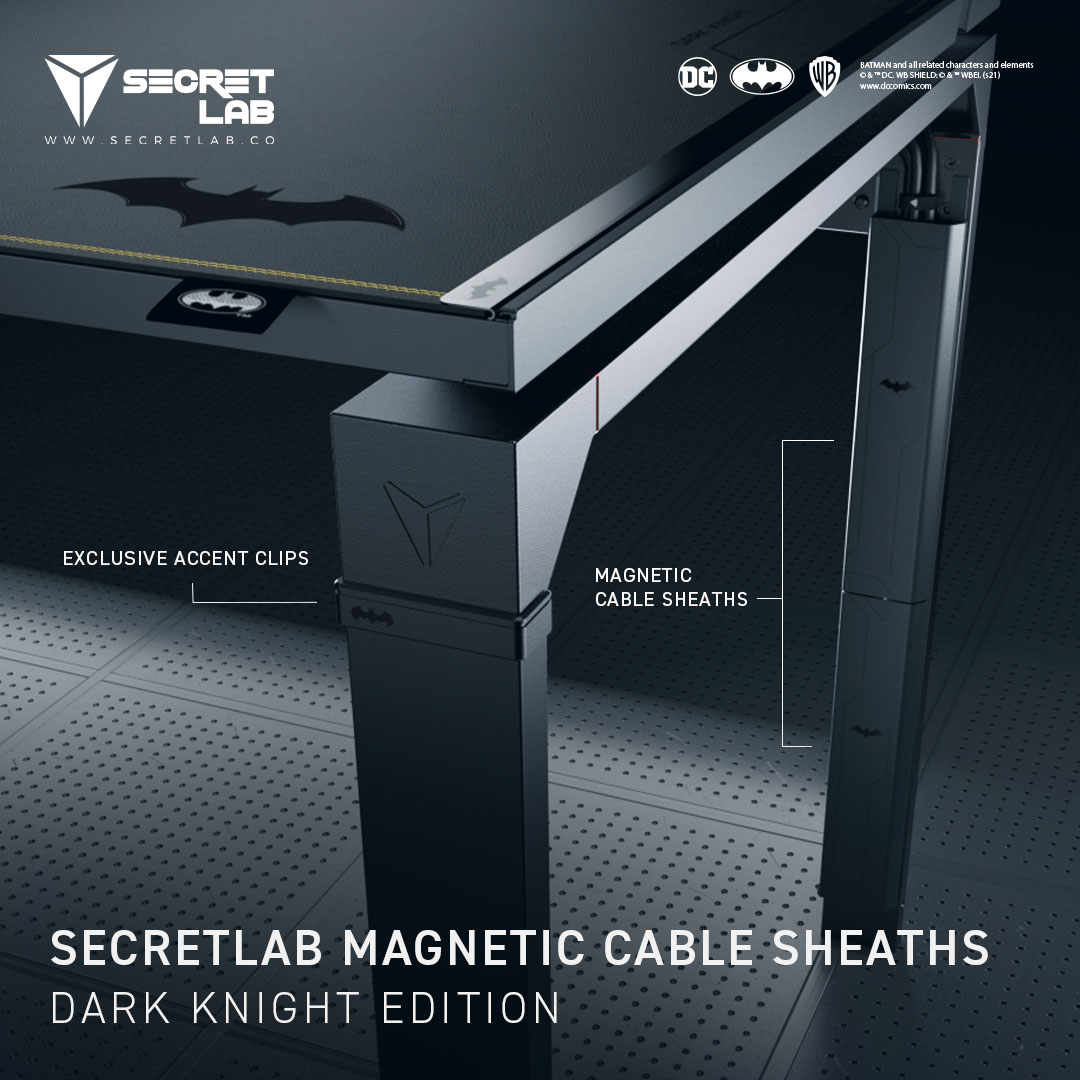 Secretlab MAGNUS Metal Desk Gets Stylish Dark Knight Edition To Honour  Batman Day
