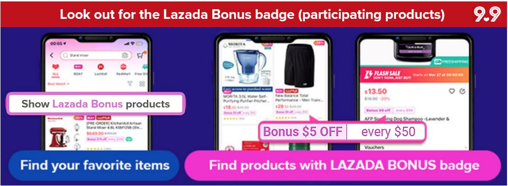 How to use lazada bonus