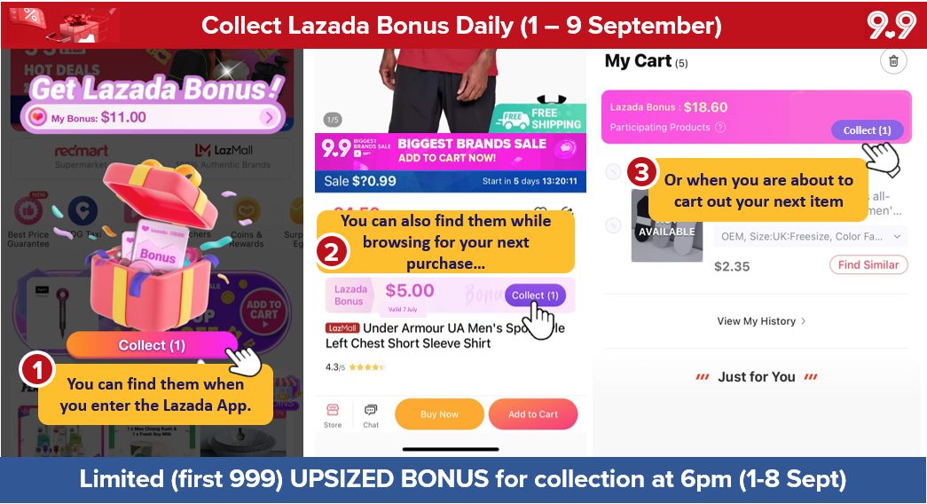 Use lazada bonus how to Lazada Introduces