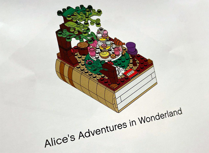 LEGO Alice in Wonderland model revealed for Bricktober 2021