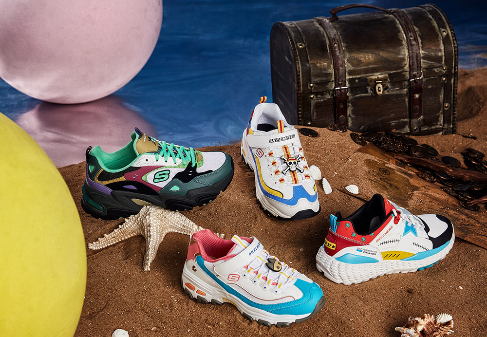 Skechers One Piece Sneaker Collection With New | Geek Culture