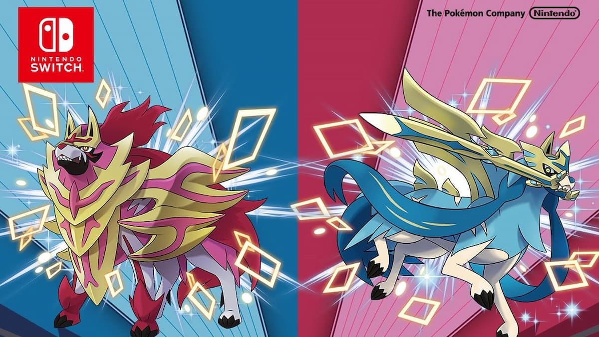 Shiny Zamazenta and Zacian : r/PokemonHome