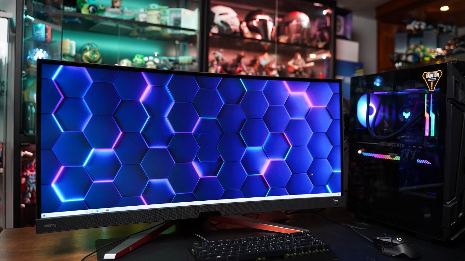 Geek Review: BenQ MOBIUZ EX3415R 144Hz Ultrawide Curved Gaming Monitor ...