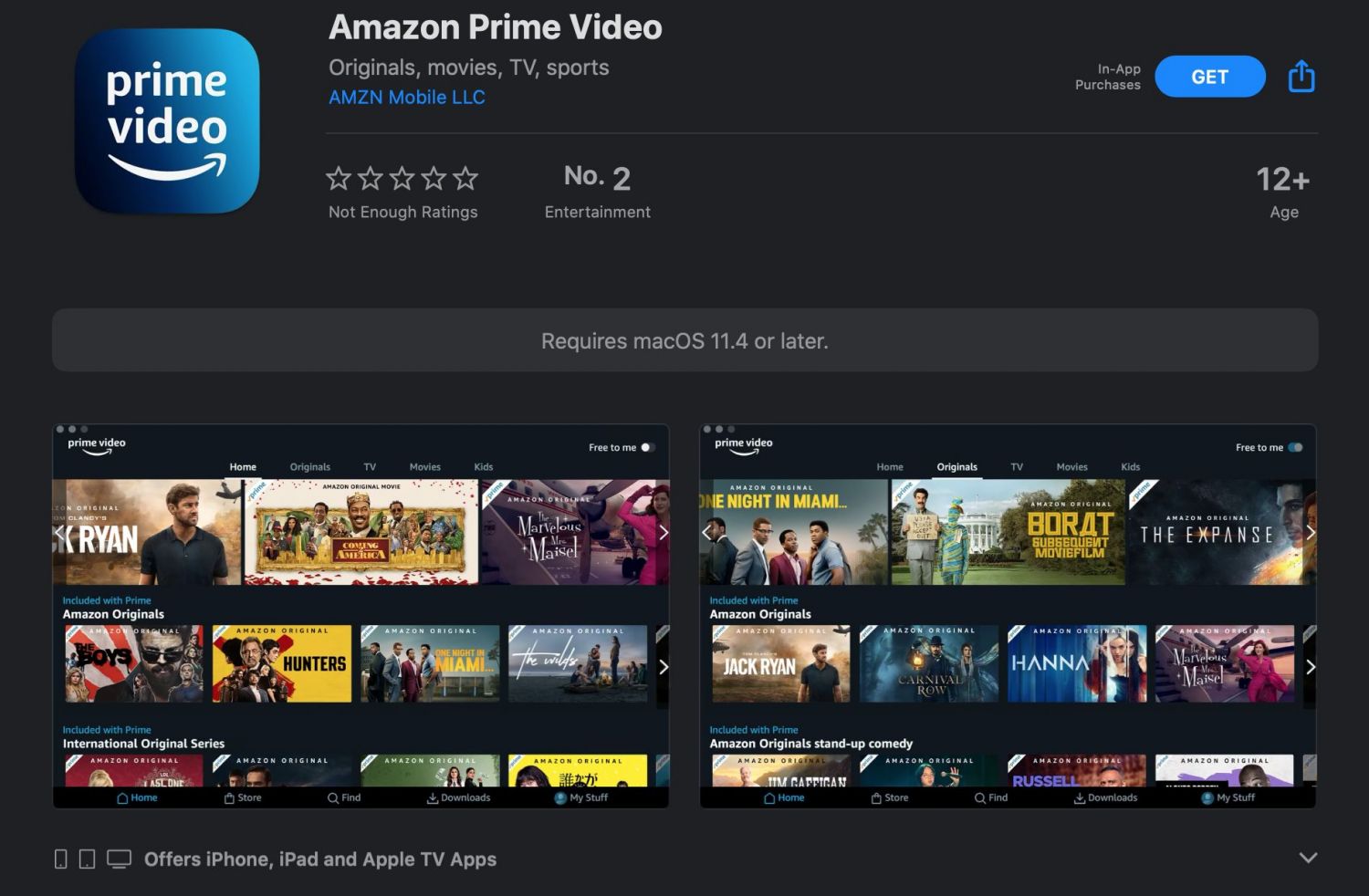 amazon prime video for mac os