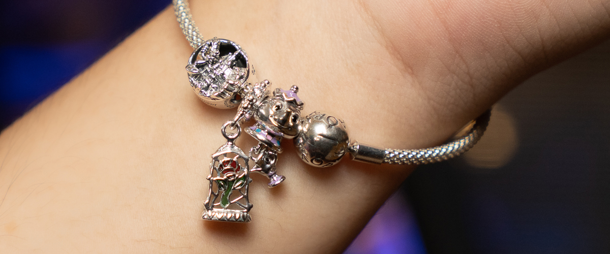 new beauty and the beast pandora charm