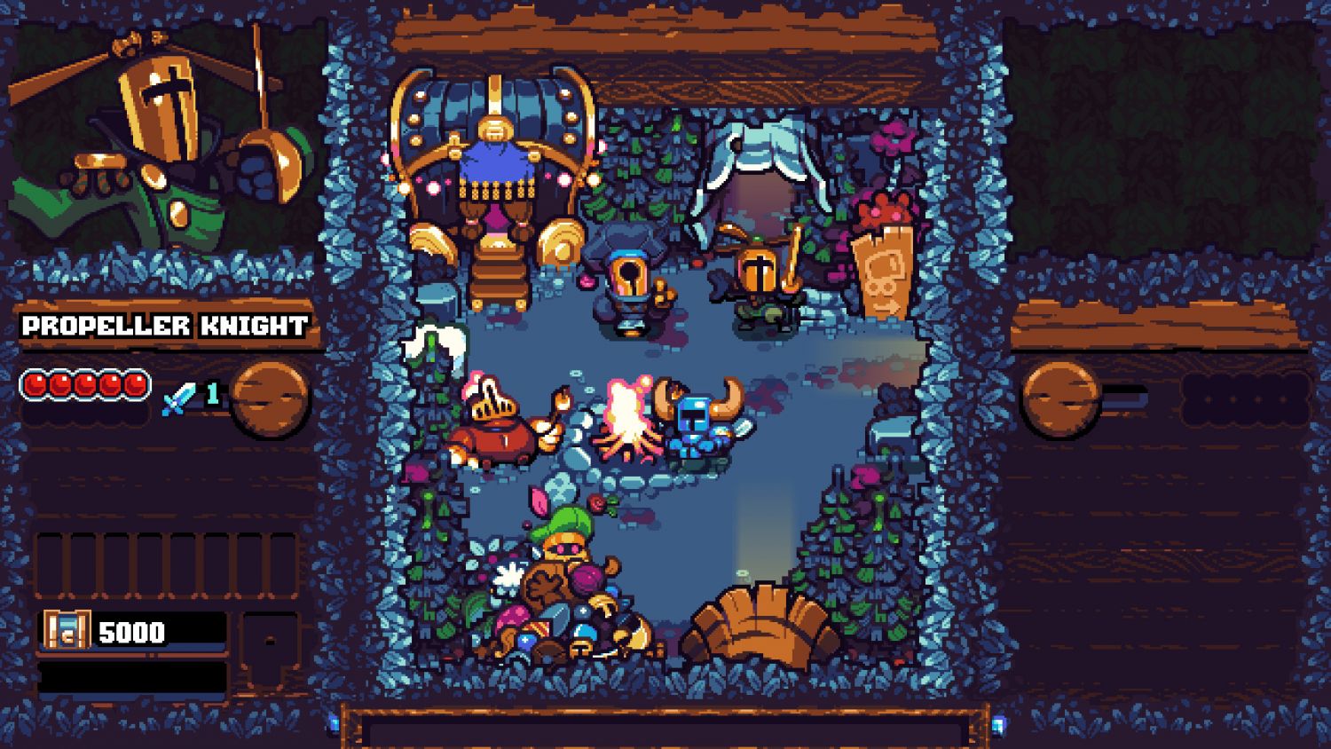 The Order of No Quarter awaits in Shovel Knight: Pocket Dungeon