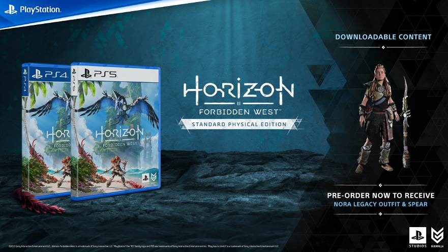 Horizon Forbidden West pre-orders - Standard Edition