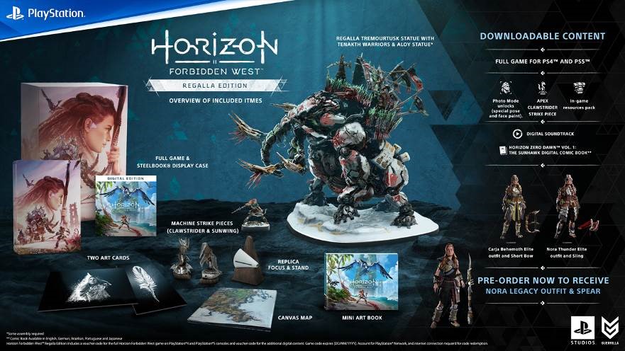 Horizon Forbidden West pre-orders - Regalla Edition