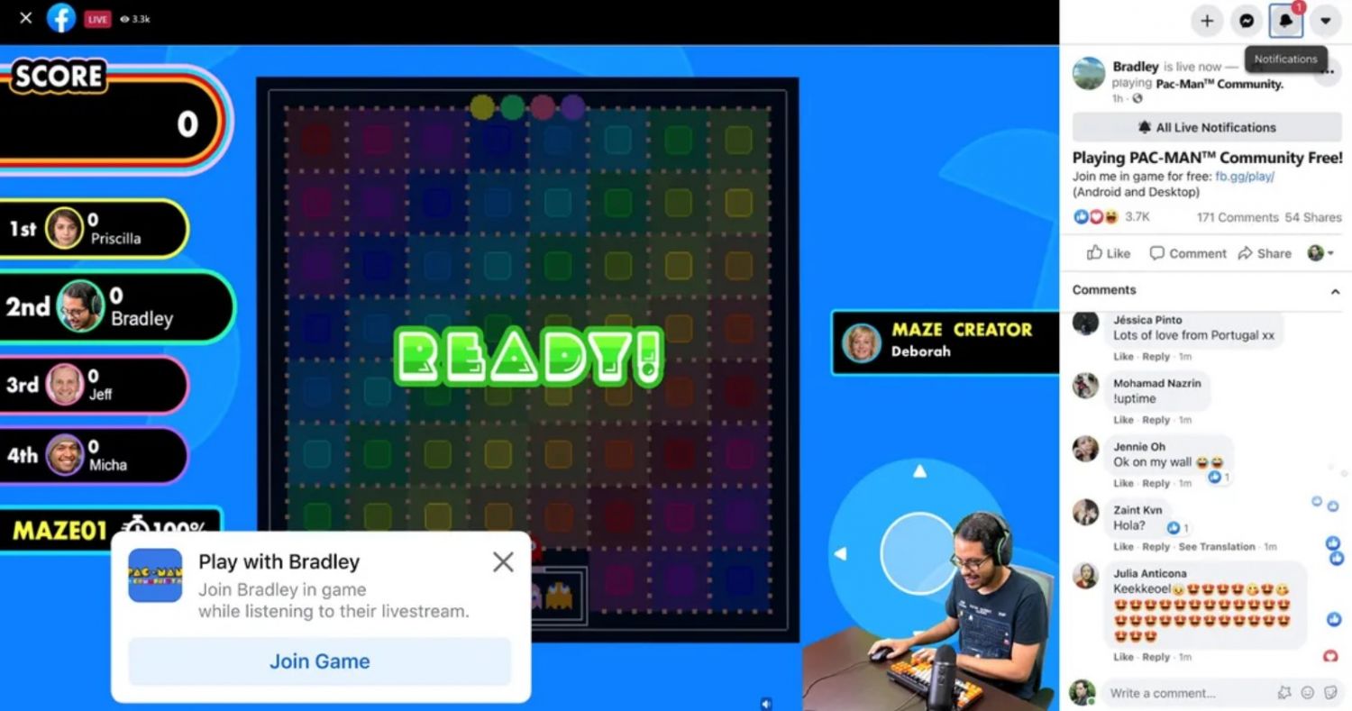 Pac-Man Community allows streamers to play with fans