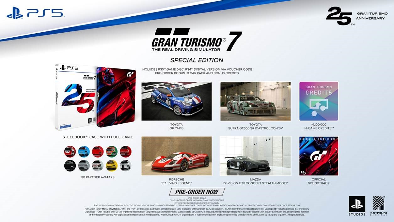 The Special Edition of Gran Turismo 7