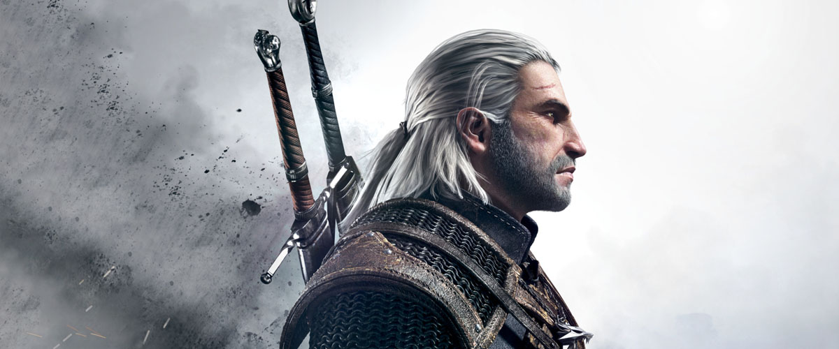 The Witcher 1, 2: Assasins of Kings, 3: Wild Hunt White Wolf Geralt of  Rivia Game CD Project Red